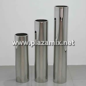 圓柱形不鏽鋼花盆 Stainless Steel Flowerpot - Cylindrical