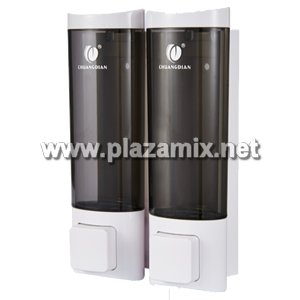 雙頭皂液器-白色 Soap Dispenser