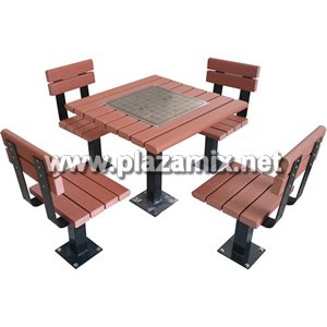 環保木棋枱 Chessboard table chair