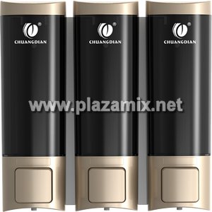 三頭皂液器-銀色 Soap Dispenser