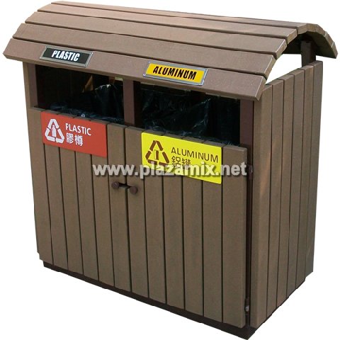 環保木垃圾桶 RecycleWoodTrashBin